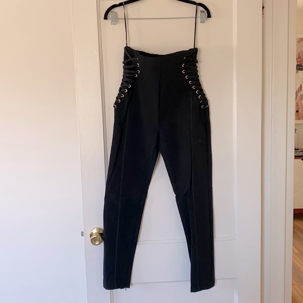 High Waisted Black Pants